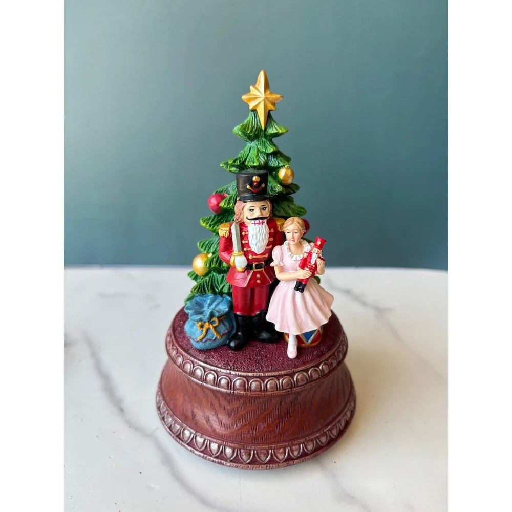 San Francisco Music Box Co Nutcracker Suite Tree Figurine Clara Christmas Decor